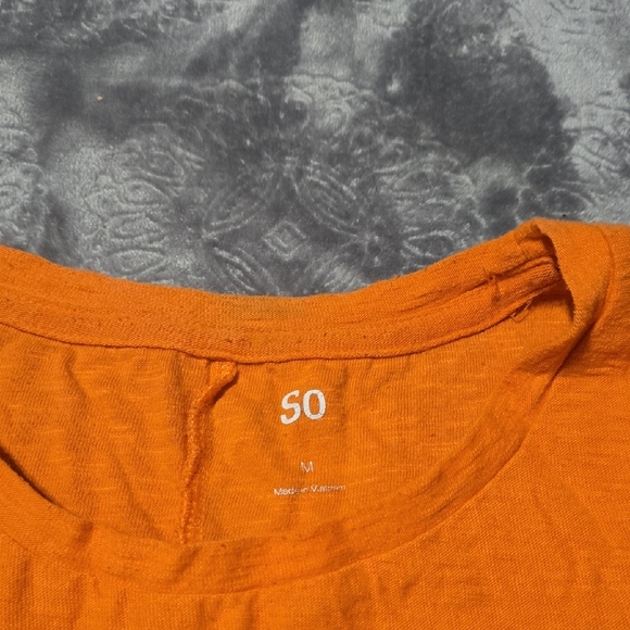 SO Vibrant Orange Sleeveless Mini Dress - Picture 2 of 3